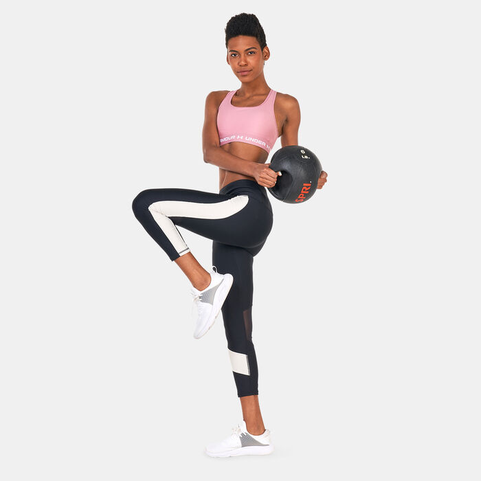 Under Armour Women's Armour Medium-Support Training Sports Bra Pink Under Armour Women's Armour Medium-Support Training Sports Bra Pink image number 2