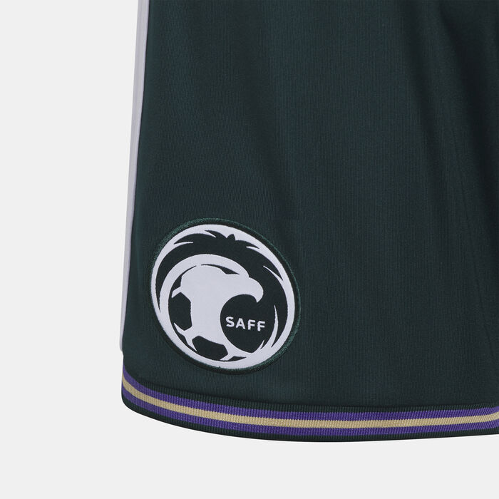 adidas Kids' Saudi Arabia 26 Home Football Shorts Green image number 5