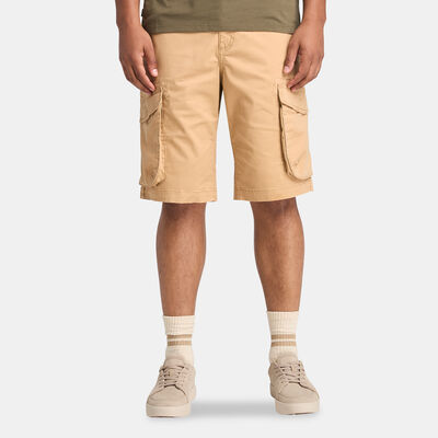 Timberland Men's Woven Badge Cargo Shorts yellow