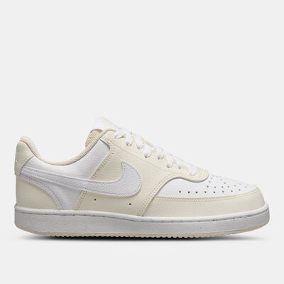 Nike Women's Court Vision Low Next Nature Shoes Ivory