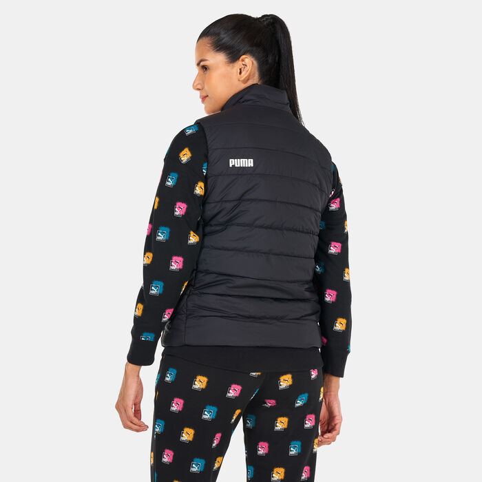 PUMA Women's ESS Padded Vest Black image number 1