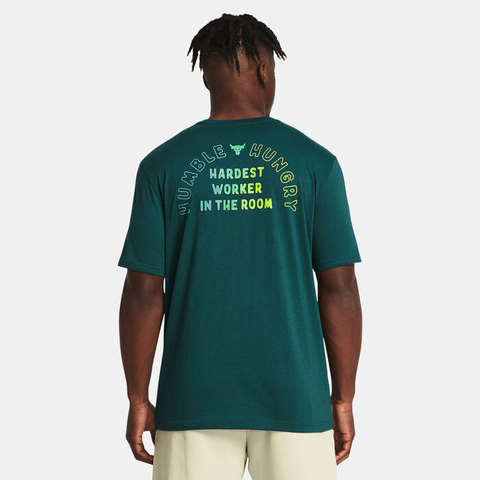 Under Armour Men's Project Rock Graphic T-Shirt Green image number 1
