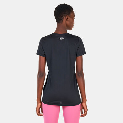 Under Armour Women's UA Tech™ Crest T-Shirt Black Under Armour Women's UA Tech™ Crest T-Shirt Black