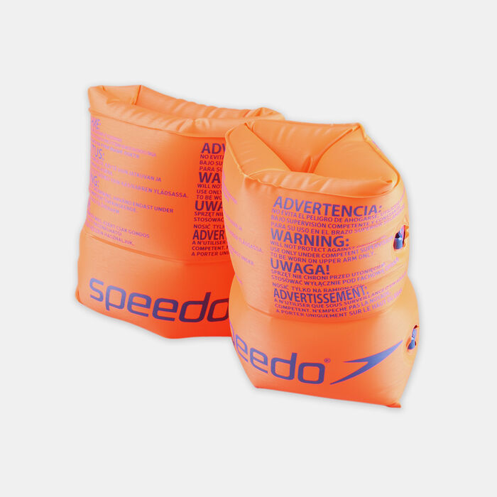 Speedo Kids' Roll Up Armbands Orange Speedo Kids' Roll Up Armbands Orange image number 1