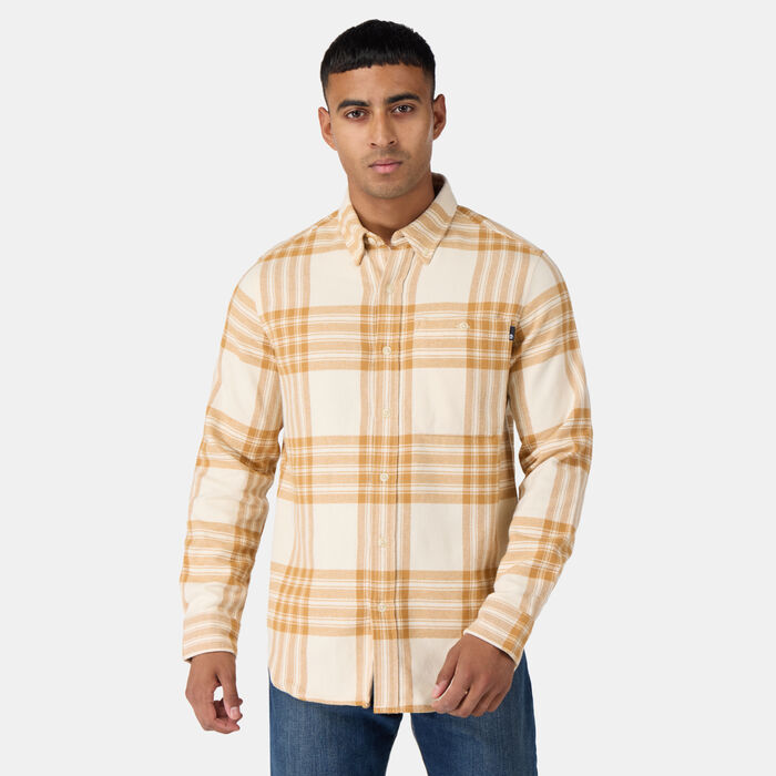 Timberland Men's Flannel Check Shirt Beige image number 0