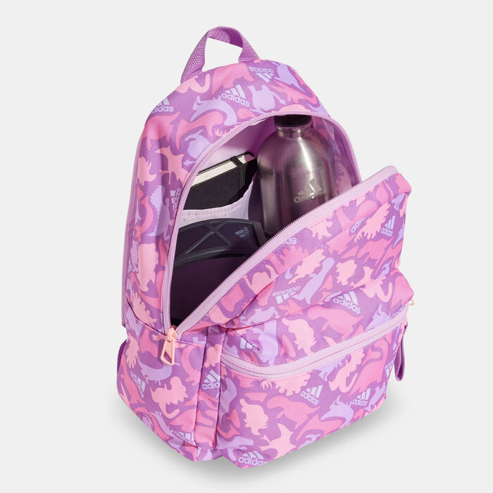 adidas Kids' Printed Backpack Purple adidas Kids' Printed Backpack Purple image number 2