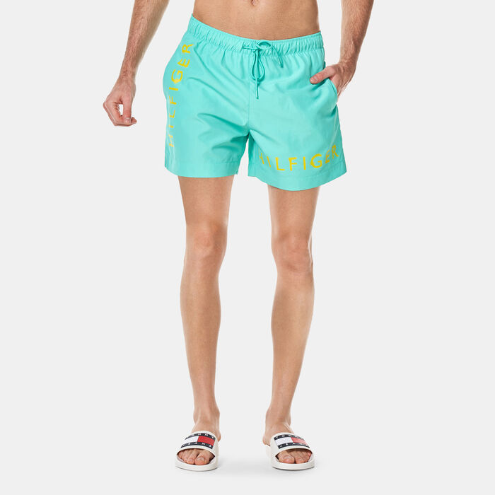 Tommy Hilfiger Men's Crafted Logo Swimming Shorts Green Tommy Hilfiger Men's Crafted Logo Swimming Shorts Green image number 0
