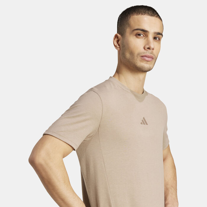adidas Men's Designed For Training T-Shirt Brown adidas Men's Designed For Training T-Shirt Brown image number 4