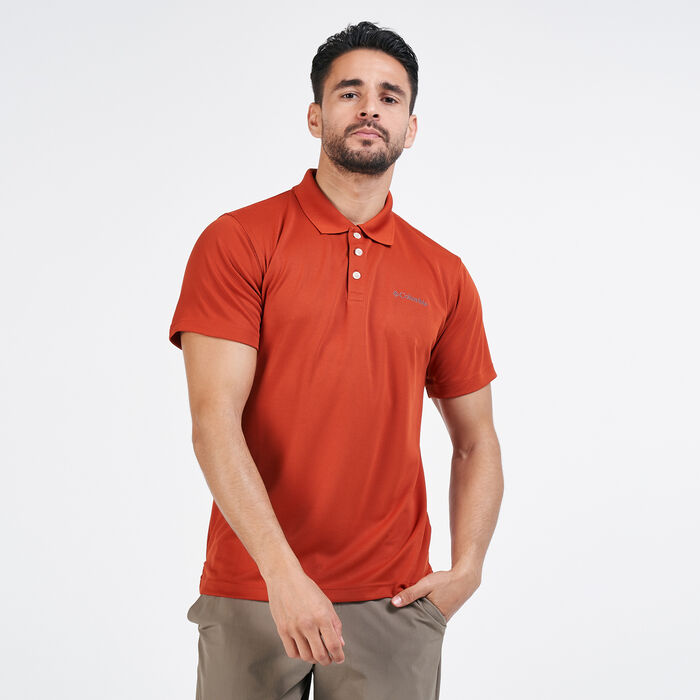 Columbia Men's Utilizer™ Polo T-Shirt Brown Columbia Men's Utilizer™ Polo T-Shirt Brown image number 0