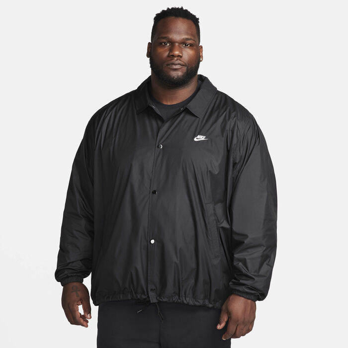 Nike Men's Club Coaches' Jacket Black Nike Men's Club Coaches' Jacket Black image number 7