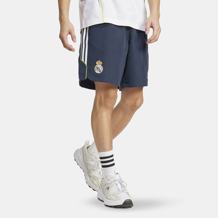 adidas Men's Real Madrid UBP Shorts Blue adidas Men's Real Madrid UBP Shorts Blue image number 2