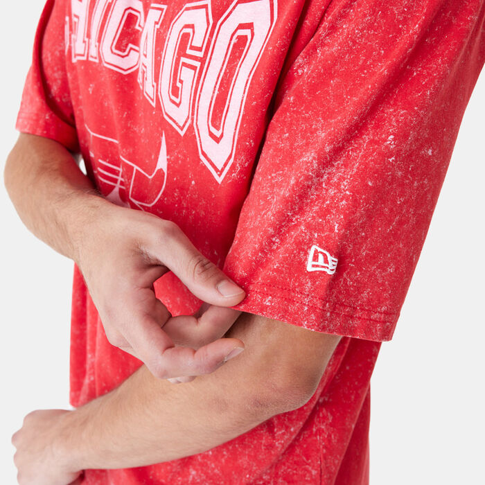 New Era NBA Chicago Bulls Washed T-Shirt Red New Era NBA Chicago Bulls Washed T-Shirt Red image number 3