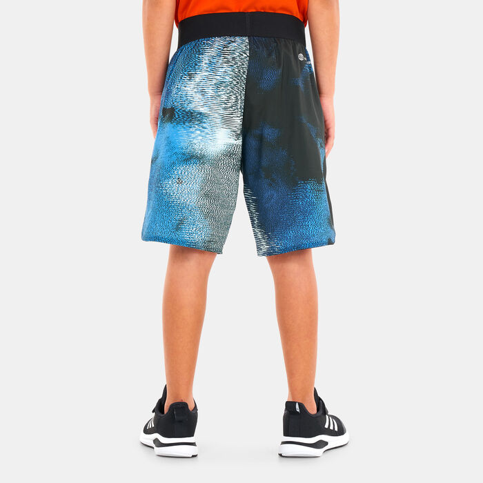 adidas Kids' Aeroready HIIT Training Shorts White adidas Kids' Aeroready HIIT Training Shorts White image number 1