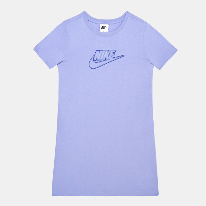 Nike Kids' Sportswear Futura T-Shirt Dress Blue image number 0