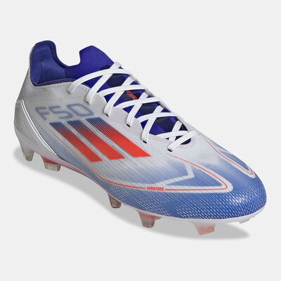 adidas Men's F50 Pro Firm Ground Football Shoes White adidas Men's F50 Pro Firm Ground Football Shoes White