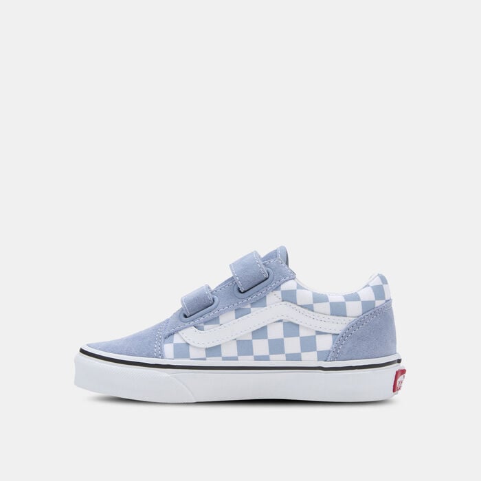Vans Kids' Old Skool V Checkerboard Shoes Multi-Color Vans Kids' Old Skool V Checkerboard Shoes Multi-Color image number 2