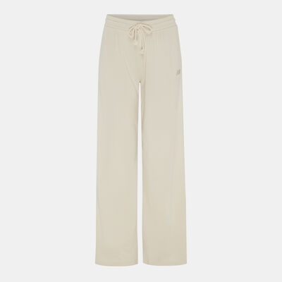 New Balance Women's Coastal Fleece Pants Beige New Balance Women's Coastal Fleece Pants Beige