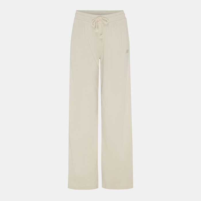 New Balance Women's Coastal Fleece Pants Beige New Balance Women's Coastal Fleece Pants Beige image number 0