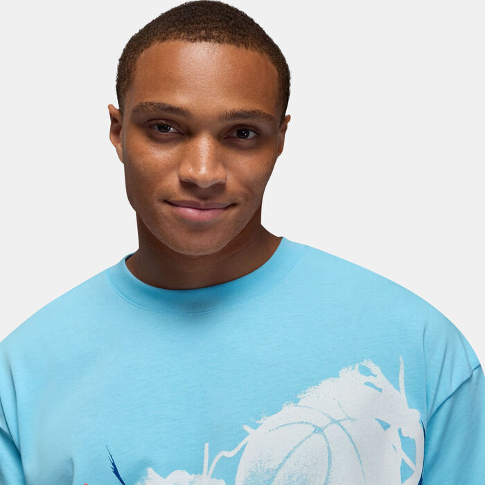 Jordan Men's Reissue T-Shirt Blue Jordan Men's Reissue T-Shirt Blue image number 3