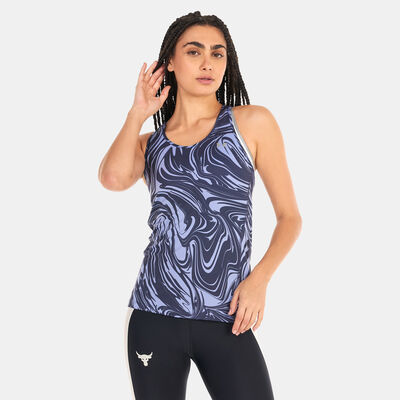 Under Armour Women's HeatGear® Armour Racer Print Tank Top Purple Under Armour Women's HeatGear® Armour Racer Print Tank Top Purple