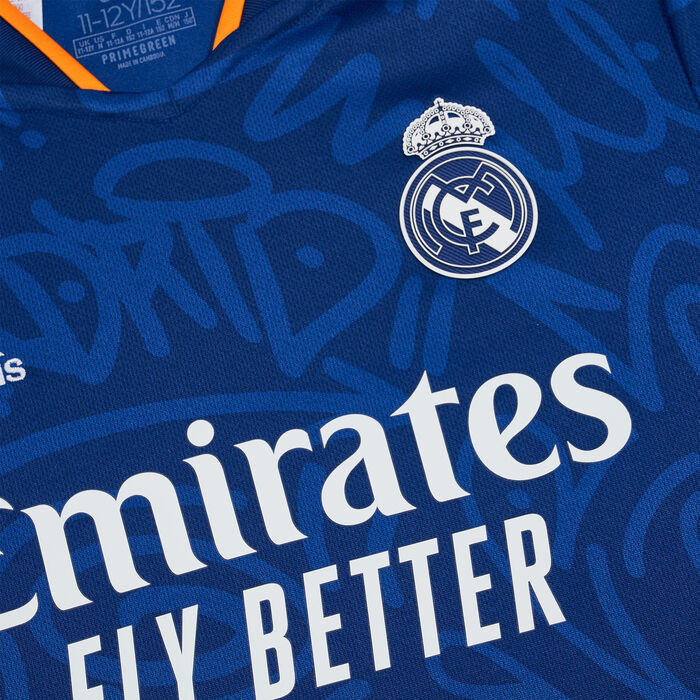 adidas Kids' Real Madrid Away Jersey - 2021/22 adidas Kids' Real Madrid Away Jersey - 2021/22 image number 2