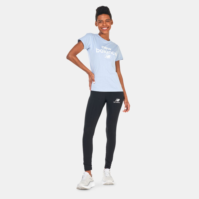 New Balance Women's Essentials Graphic Print T-Shirt Grey New Balance Women's Essentials Graphic Print T-Shirt Grey image number 2