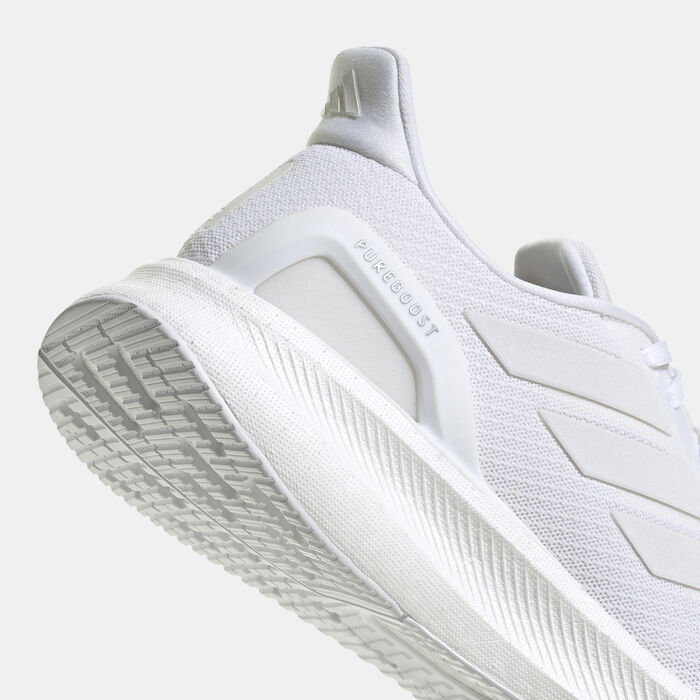 adidas Men's Pureboost 5 Running Shoes White adidas Men's Pureboost 5 Running Shoes White image number 4