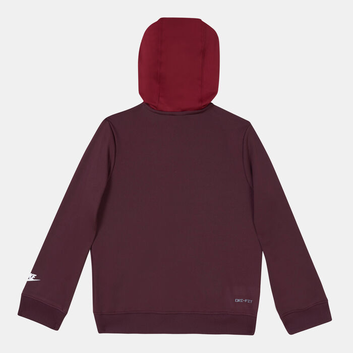 Nike Kids' Sportswear Repeat Hoodie Brown Nike Kids' Sportswear Repeat Hoodie Brown image number 1