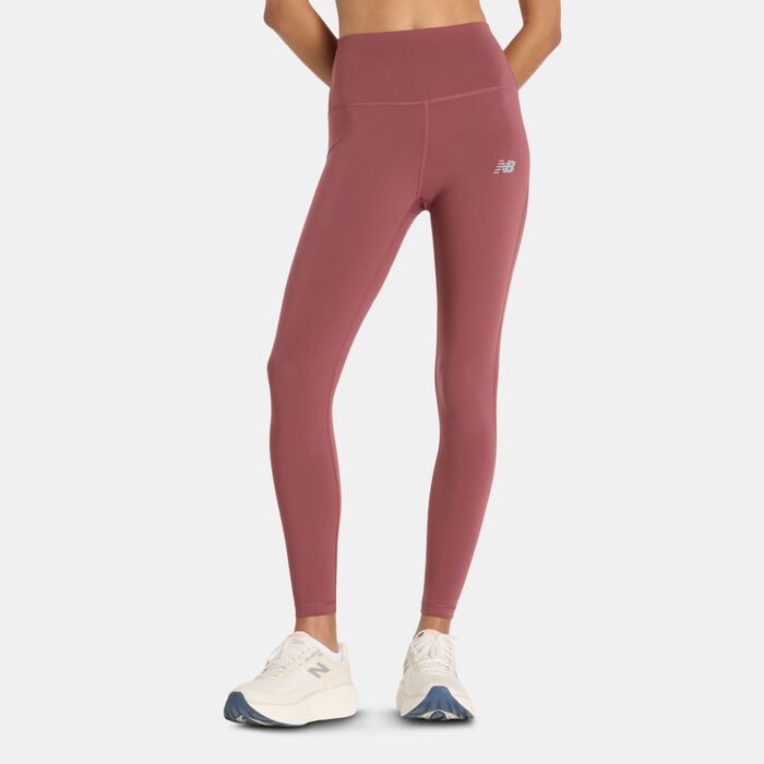 New Balance Women's Sleek Training Leggings Brown image number 0