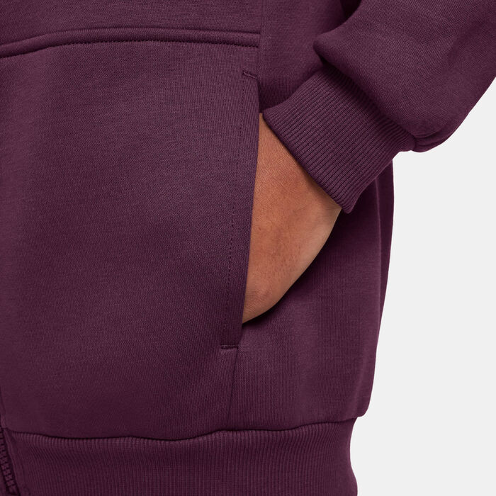 Nike Kids' Sportswear Club Fleece Full-Zip Hoodie Pink Nike Kids' Sportswear Club Fleece Full-Zip Hoodie Pink image number 2