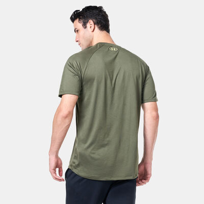 Under Armour Men's UA Tech™ Print Fill Training T-Shirt Green