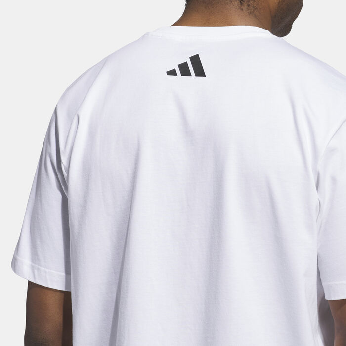 adidas Originals Men's Trae Foundation T-Shirt White adidas Originals Men's Trae Foundation T-Shirt White image number 4