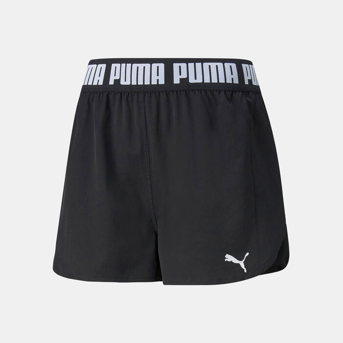PUMA Women's Strong 3-Inch Training Shorts Black PUMA Women's Strong 3-Inch Training Shorts Black image number 0