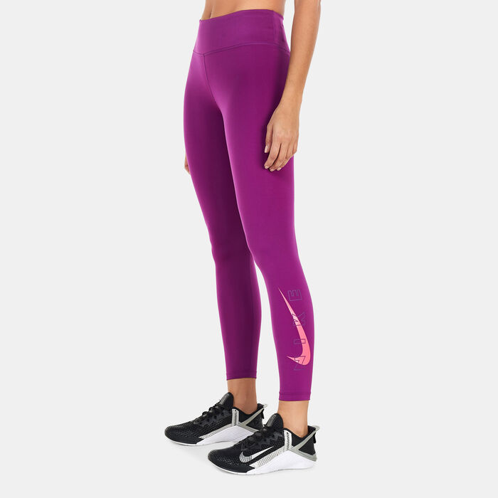 Nike Dri-Fit Yoga 7/8 Tights Purple Women