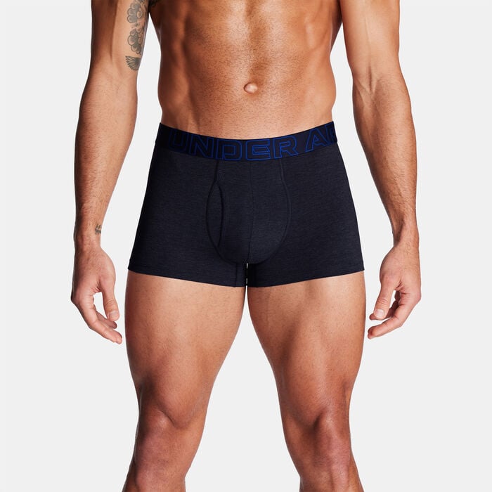 Under Armour Men's Performance Cotton Boxerjock Boxers (3 Pack) Blue Under Armour Men's Performance Cotton Boxerjock Boxers (3 Pack) Blue image number 0