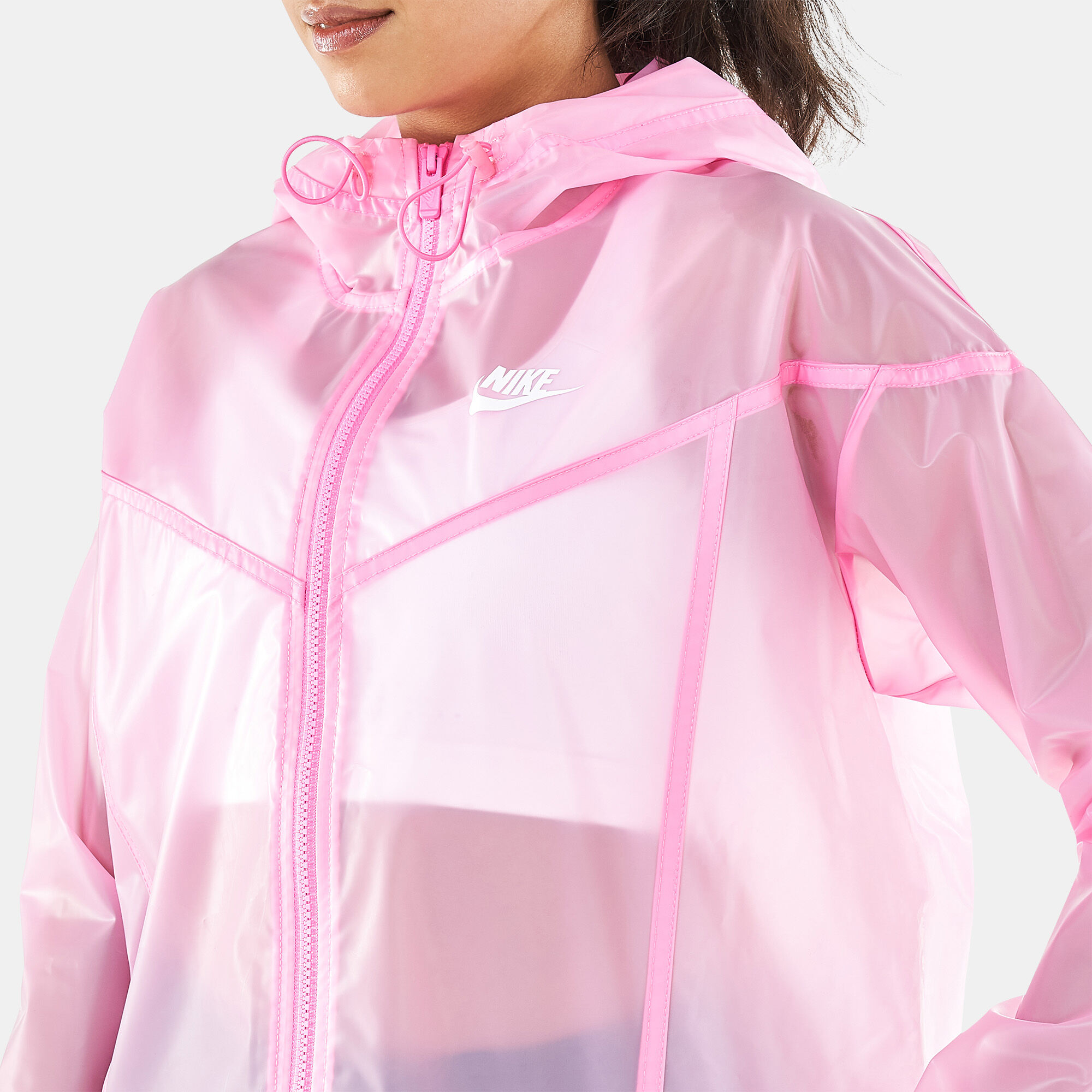 Women's nike transparent windrunner wind jacket online