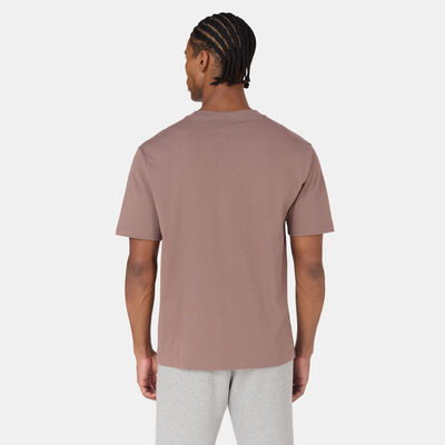 New Balance Men's Athletics Logo T-Shirt Beige