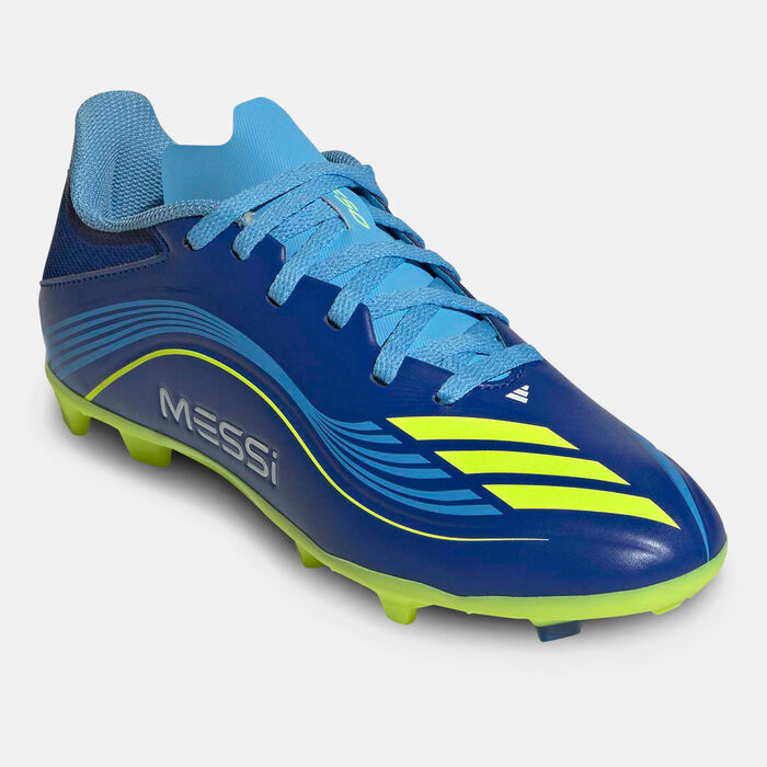 adidas Kids' F50 Messi League Firm/Multi-Ground Football Shoes Blue adidas Kids' F50 Messi League Firm/Multi-Ground Football Shoes Blue image number 1
