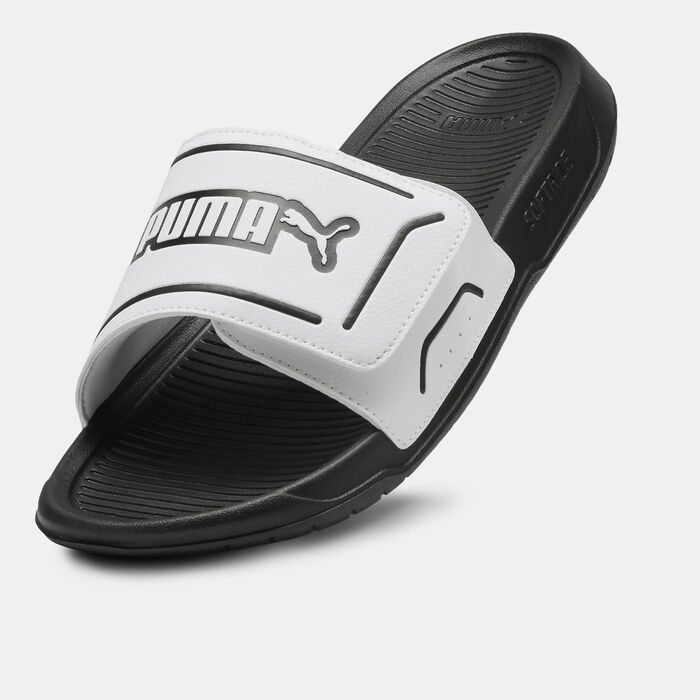 PUMA Men's Royalcat Comfort Slides White PUMA Men's Royalcat Comfort Slides White image number 4