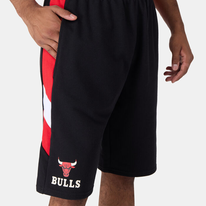 New Era Men's NBA Chicago Bulls Panel Shorts Black New Era Men's NBA Chicago Bulls Panel Shorts Black image number 3
