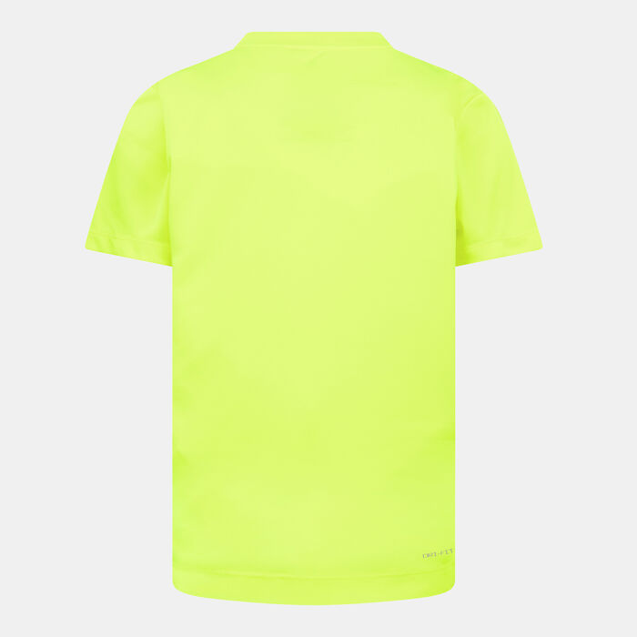 Nike Kids' Sidewinder Split Dri-FIT T-Shirt yellow Nike Kids' Sidewinder Split Dri-FIT T-Shirt yellow image number 1