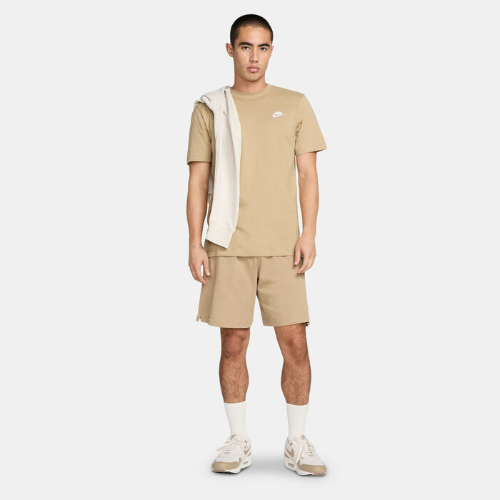 Nike Men's Sportswear Club T-Shirt Beige Nike Men's Sportswear Club T-Shirt Beige image number 2