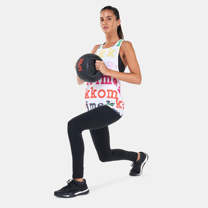 adidas Women's x Marimekko Training Tank Top White image number 2