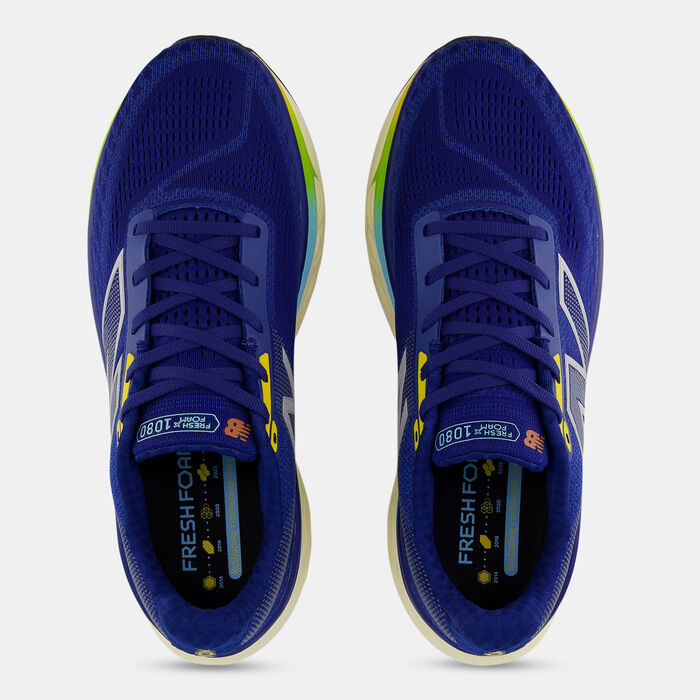 New Balance Men's Fresh Foam X 1080v14 Running Shoes Blue New Balance Men's Fresh Foam X 1080v14 Running Shoes Blue image number 4