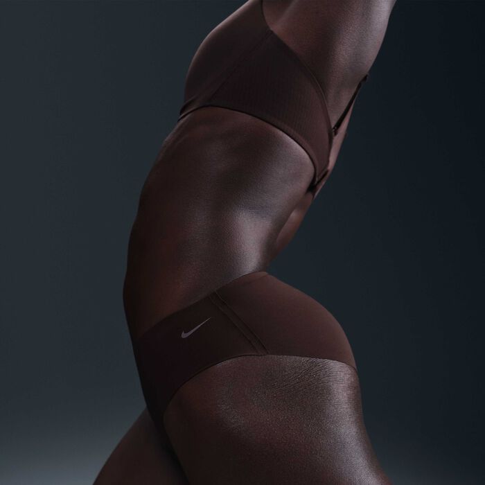 Nike Women's Brief Period Leak Protection Underwear Brown image number 4