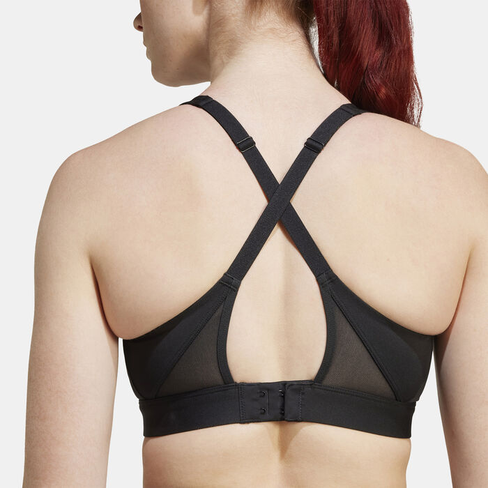 adidas Women's Ultimateadidas Run High-Support Training Sports Bra Black adidas Women's Ultimateadidas Run High-Support Training Sports Bra Black image number 4