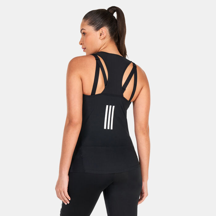 adidas Women's Own the Run Running Tank Top Black adidas Women's Own the Run Running Tank Top Black image number 1