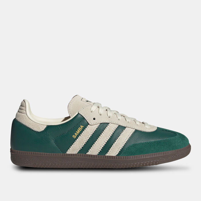 adidas Originals Men's Samba OG Shoes Green adidas Originals Men's Samba OG Shoes Green image number 0