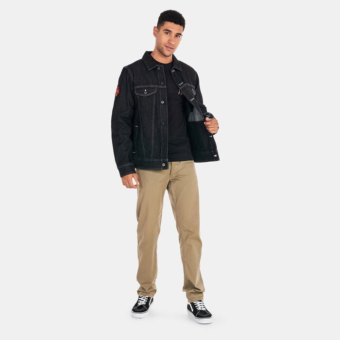 Vans Men's x Stranger Things HFC Jean Jacket Black Vans Men's x Stranger Things HFC Jean Jacket Black image number 2
