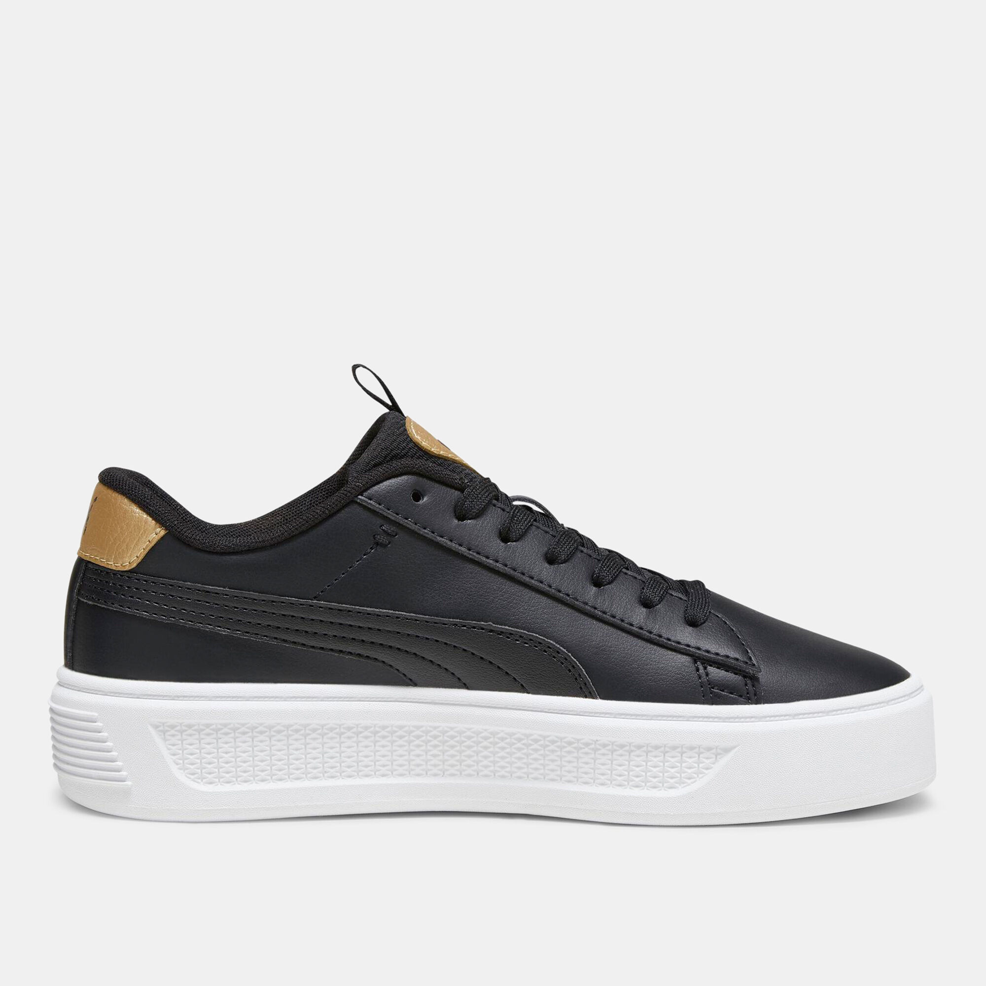 Women s Smash Platform v3 Pop Up Shoe Black PUMA in KSA SSS